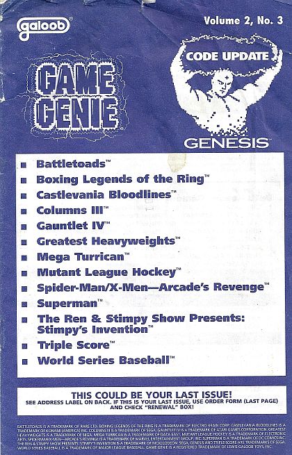 GAME GENIE【中古美品・完品・genesis北米版】 SEGA GENESIS GAME GENIE WITH BOX 1992 (WORKS READ