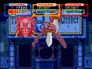 The first boss is a haunted theatre