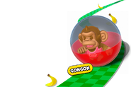 Gon Gon as he appears in Super Monkey Ball Banana Mania