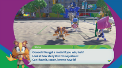 Wii U - Mario & Sonic at the Rio 2016 Olympic Games - Sticks the Badger -  The Models Resource