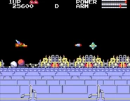 Using the D power up