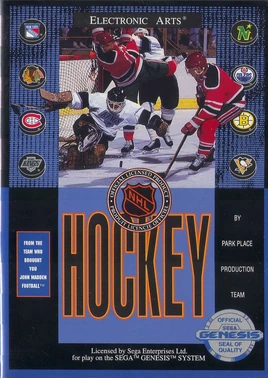NHL Hockey Box Art
