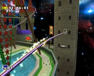 Sonic in Twinkle Park.