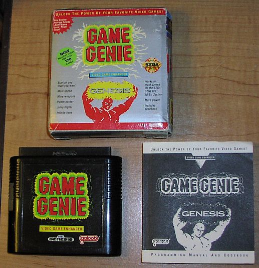 GAME GENIE【中古美品・完品・genesis北米版】 SEGA GENESIS GAME GENIE WITH BOX 1992 (WORKS READ