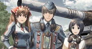 Valkyria Chronicles 3 with Welkin Gunther and Isara Gunther