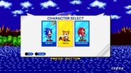 Character Select screen