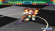 Roux unleashing her Bomber Attack, Fire Snake Storm