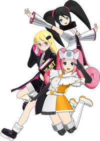 Examples of SeHa Girls (from bottom to top), , , , from .