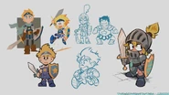 Concept art for Book in Wonder Boy: Dragon's Trap