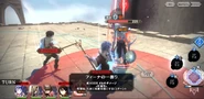 Yuri and Phoena gameplay from the Chain Chronicle X Sin Chronicle event