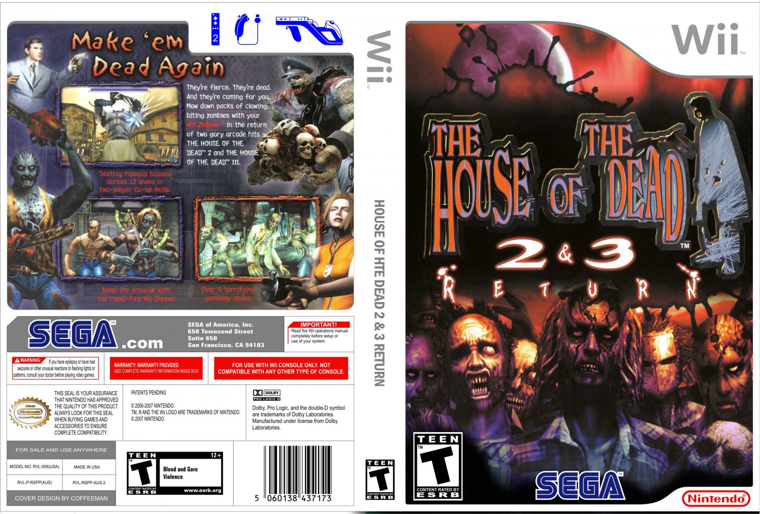 Wii house of the dead 2 and 3 store