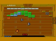 Flame power up turns the ball into a fireball