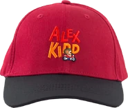On an official Sega Shop baseball cap