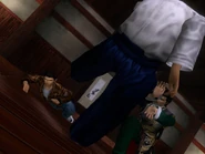Lan Di kills Iwao in front of Ryo Hazuki