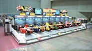 Virtua Formula 8-player setup at AOU Show 1993