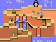 Congo Bongo SG1000 level 1.png (140 KB) SG-1000 Level 1
