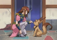 Myau-Generation-1-and-Alis.png (321 KB) Myau as he appears in Phantasy Star Generation 1