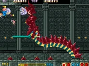 Cotton vs. a lamia like boss