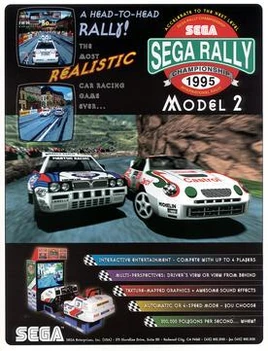 Sega Rally flyer