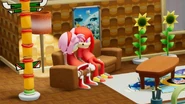 Amy and Knuckles doctors relaxing in the staff room