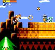 The ring can be thrown forward to attack enemies