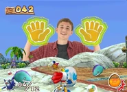 The Billy Hatcher game involves rolling a giant egg around crushing as many crows as possible