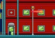 Alex can turn himself into a fireball by spinning around poles