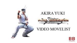 Virtua Fighter 5 FS - Video Movelist - Akira Yuki