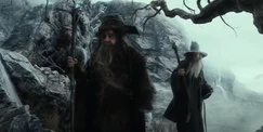 Gandalf et Radagast à Dol Guldur
