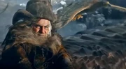 Radagast à dos d'aigle en prenant part à la bataille