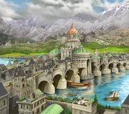 Osgiliath (en couleurs), par Abe Papakhian