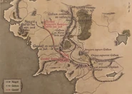 Parcourt de Gollum, Atlas de la Terre du Milieu