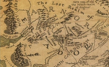 Carte de l'Eriador