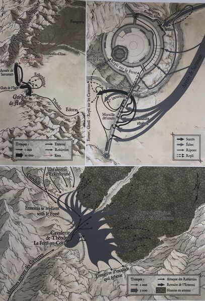 La Bataille, Atlas de la Terre du Milieu