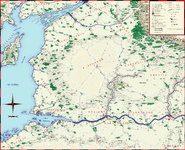 Carte du Harondor (M.E.R.P.)