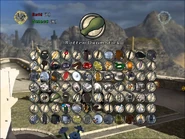 Tous les objets déblocables