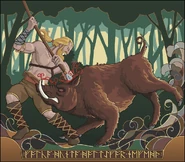 Folca face au sanglier de Everholt