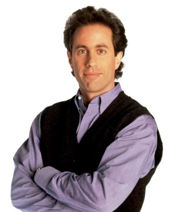 Men's Seinfeld Jerry Puffy Shirt And Wig 