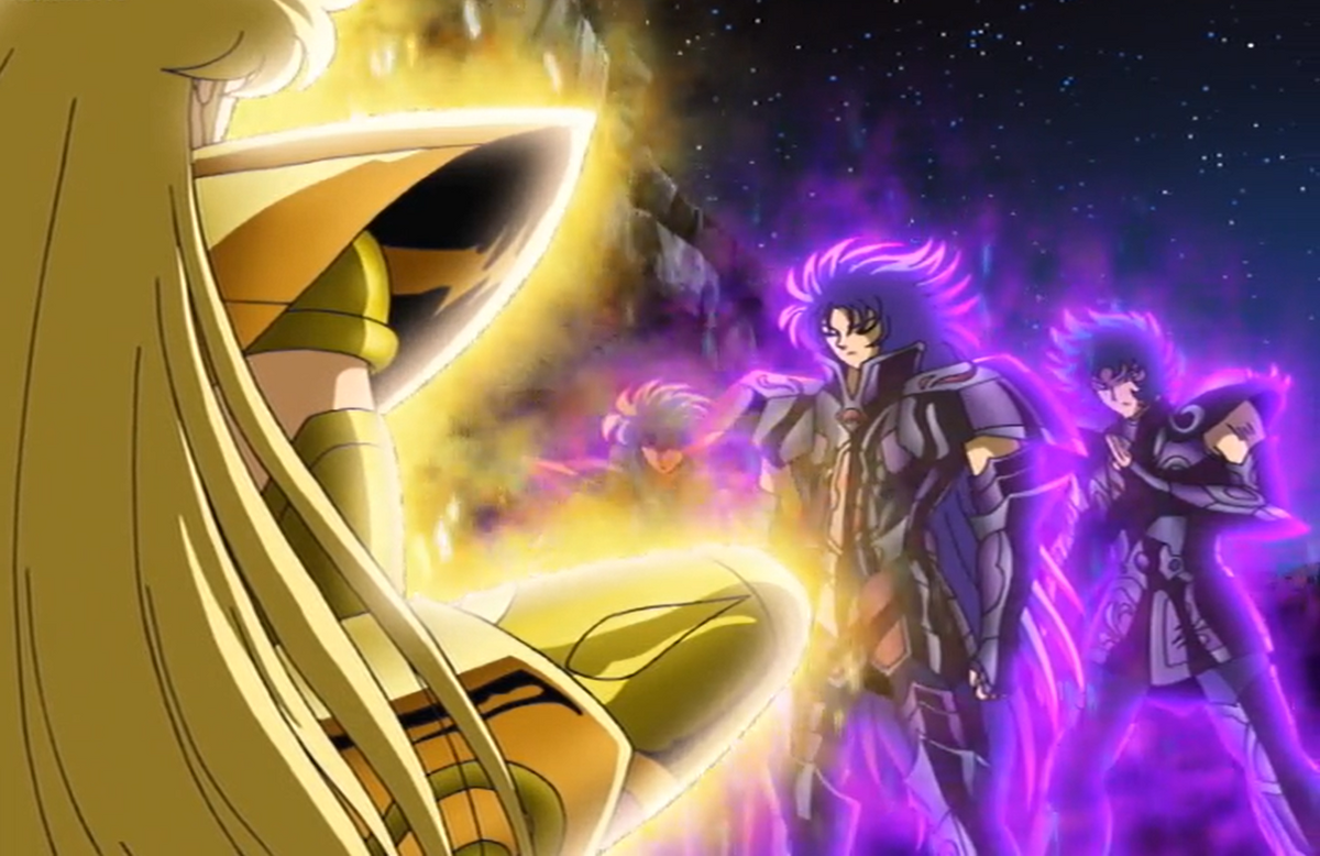 Virgo Shaka Vs Gemini Saga Capricorn Shura And Aquarius Camus Seinto Seiya Wiki Fandom 9519