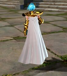 Gold saint cloak