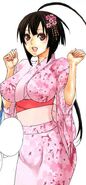 Musubi dressed in her Yukata in an omake.