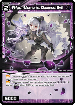 Alfou//Memoria, Doomed Evil | WIXOSS Wiki | Fandom