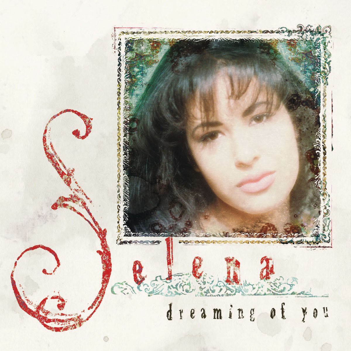 Selena Como La Flor Black Heart Song Lyric Print