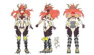 Kanade's Dragon gear Concept Art