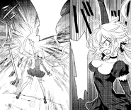Manga chris summoning.png (1.17 MB) Chris attempting to summon the Nehushtan Armor.