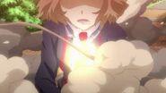 Hibiki activating her relic