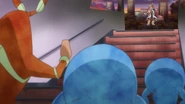Hibiki confronting Noise