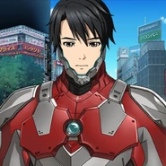 Partial face reveal in Ultraman Suit