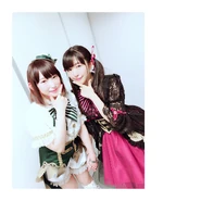 Ai and Yoshino swap costume