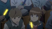 The audience girl during the Live